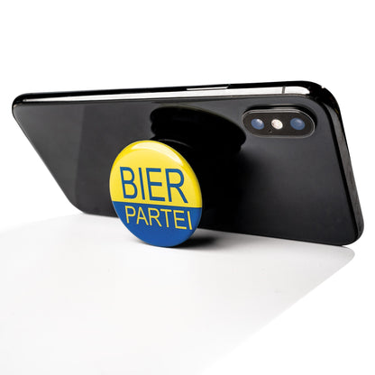 Bierpartei 'Handyhalterung'